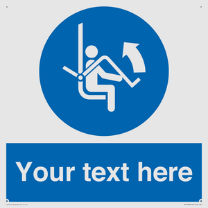 Custom Mandatory: Open safety bar of chairlift